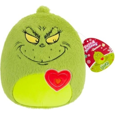 Squishmallows Fuzz-A-Mallows Grinch Grinch so srdiečkom