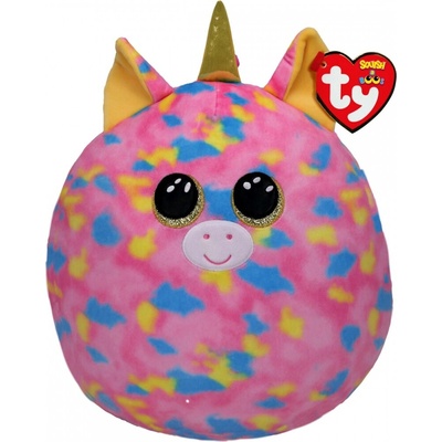 Ty Squishy Beanies FANTASIA vícebarevný jednorožec 30 cm