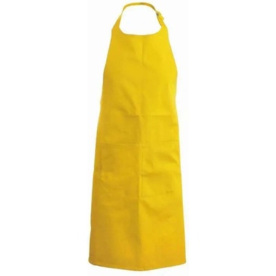 Kariban Zástěra s laclem K885 Yellow