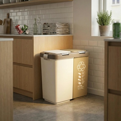 Odpadkový kôš Orion DUO DUST 40l