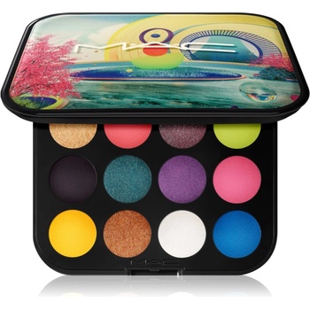MAC Cosmetics Connect In Colour Eye Shadow Palette 12 shades палитра сенки за очи цвят Hi-Fi Colour 12, 2 гр