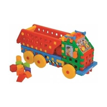 Mej Pol Building Blocks Educational Dump Truck