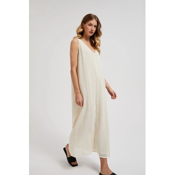 Moodo Кремави памучни рокли Moodo | Bezhov | ЖЕНИ | XS