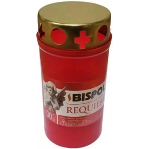 Bispol Requiem Свещ Bispol Requiem гробище червена v1-130-030 100гр