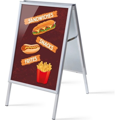 Jansen Display Set reklamního áčka A1, Svačiny, anglicky, 639 x 1094 mm