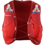 Salomon Раница за трейл бягане Salomon Active Skin 8 Set Running vest - Red Dahlia / High Risk Red (502-4895-1613)