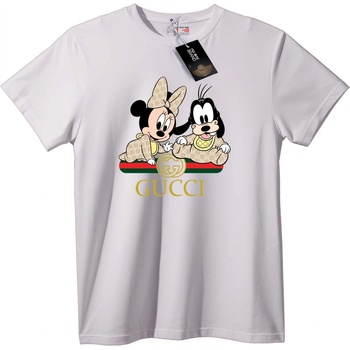 NOONEBRAND Тениска Gucci Minnie и Goofy - 6XL, Black