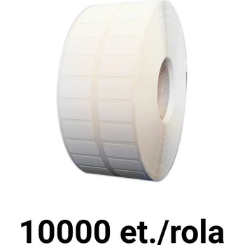 ZINTA Саморазрушаващи се бели pe етикетни ролки, 20х10мм, 10 000 ет. /ролка (20x10x10000-pesec)