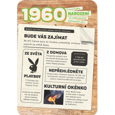 Retro přání - Rok 1960