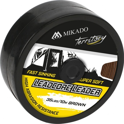Mikado Olověnka Leadcore Leader 45lbs/10m - HNĚDÁ - 1 ks