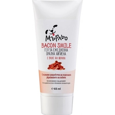 Сердика Фарма Ринг АД Мърльо - Bacon Smile - гел за ежедневна орална хигиена за кучета - 65 мл, Сердика Фарма Ринг АД - България