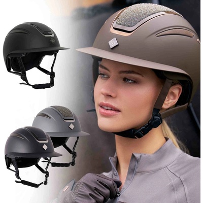 Imperial Riding Jezdecká ochranná helma Olania Deluxe Lady černá – Zboží Dáma