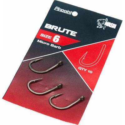Kevin Nash Pinpoint Brute Micro Barbed vel.4 10 ks