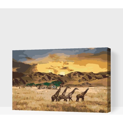 Vymalujsisam Malování podle čísel Safari žirafy