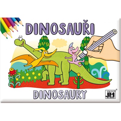 Jiri Models Dinosauři Omalovánky A5