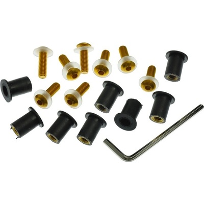 OXFORD Imbusy pro plexi vč. matic M5 v pryžovém pouzdře a podložek