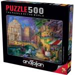 Anatolian Пъзел Anatolian - Романтична Венеция, 500 части (P3633)