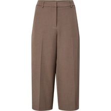Pieces elegantní culottes kalhoty hnědé