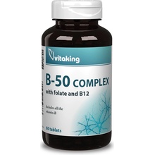 Vitaking Vitamín B50 60 tabliet