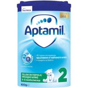 Aptamil 2 Pronutra адаптирано мляко за кърмачета от 6 до 12 месеца- 800 г
