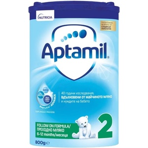 Aptamil 2 Pronutra адаптирано мляко за кърмачета от 6 до 12 месеца- 800 г