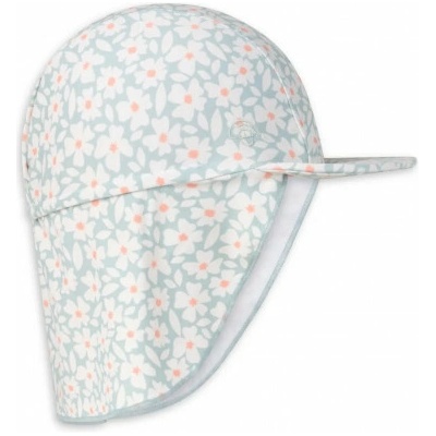 Swim Essentials Plavkový klobúk s ochranou krku UPF Florish green
