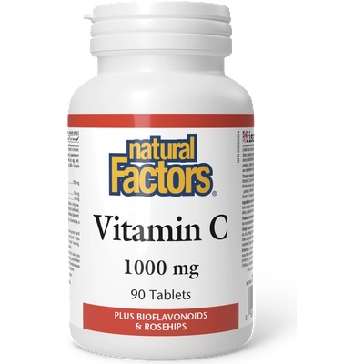 Natural Factors Витамин C 1000 mg (с шипка и Биофлавони) 90 таблетки | Natural Factors (1344 NF)
