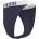 Tommy Hilfiger UW0UW04087 bikini bottom - Blue (Navy Blue / White)