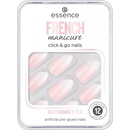 Essence French Manicure Click & Go Nails umelé nechty 02 Babyboomer Style 12 ks