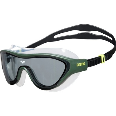 arena Плувни очила Arena The One Mask Swimming goggles - Smoke / Deep Green / Black - размер One Size (205-2450-0511)