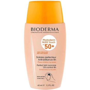 BIODERMA Photoderm Nude Claro 40ml Facial Sunscreen - Orange