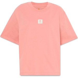 Timberland Дамска тениска Timberland Women's Stack Logo S/S Tee T-shirt - Ash Rose (916-6721-0113)