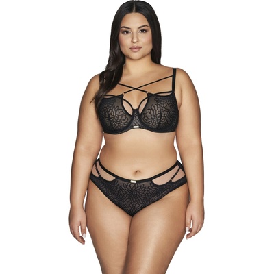 Ava Полуподплатен сутиен с ефектен дизайн av 2098eh-80089-black - Черен, размер 75d