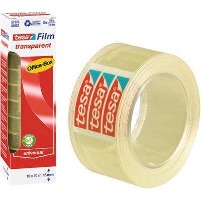 Tesa Film transparentní kancelářská 15 mm x 10 m 10 ks