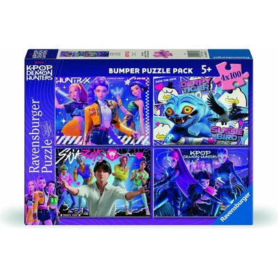 Ravensburger K-Pop Lovkyne démonov 4 × 100 dielov