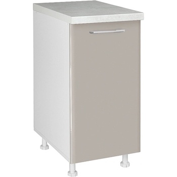 Matis Кухненски шкаф долен с една врата in mdf d40 k кашмир гланц