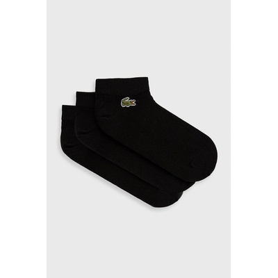 Lacoste Чорапи Lacoste (3 чифта) мъжки в черно (RA4183)