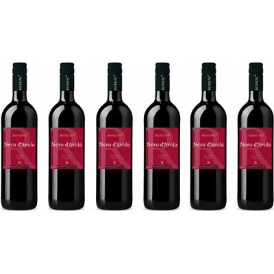 Rossini Nero D´Avola 13% 6 x 0,75l (holá láhev)