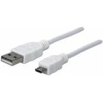 Manhattan Techly USB Cable A-Microb M/M USB 2.0 Hi-Speed 0.3m