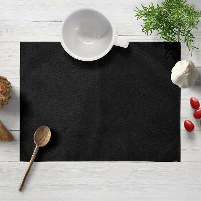 Biante Prostírání imitace broušené kůže Alcantara ALC-012 Černé 30x40cm