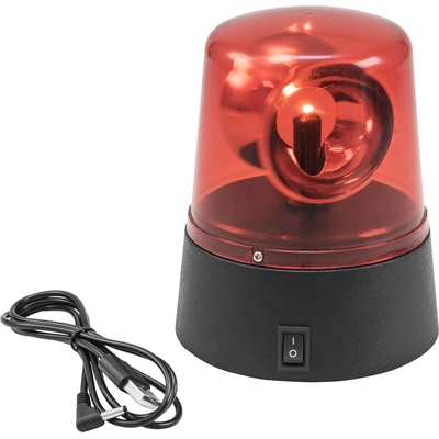 Eurolite LED mini policejní maják, červený