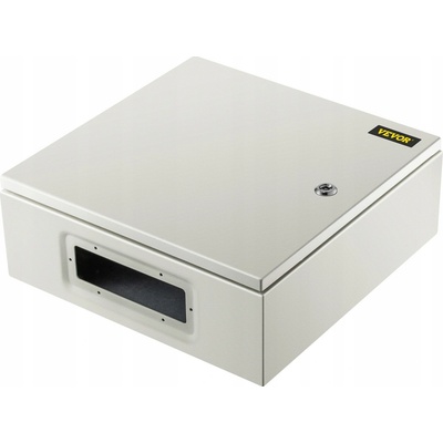 VEVOR ELEKTRICKÁ SKŘÍŇ Z UHLÍKOVÉ OCELI 40X40X15 CM IP66 ODOLNÁ A PEVNÁ