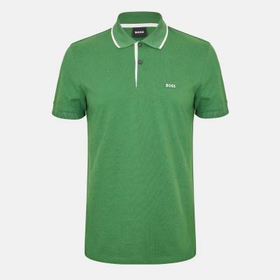 Boss Блуза с яка Boss Men's Firenze Short Sleeve Polo Shirt - Open Green