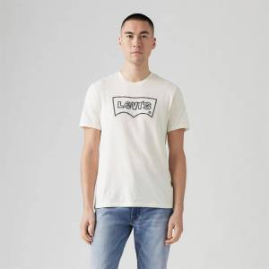 Levi's Тениска Levis Men's Graphic Crewneck Regular Fit T-Shirt - Egret