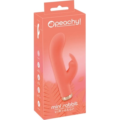 Peachy You2Toys peachy! мини заек - акумулаторен, вибратор с форма на зайче (праскова)
