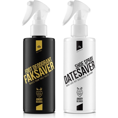 Angry Beards Saver Ser Faksaver 200 ml + Datesaver 200 ml dárková sada – Zboží Mobilmania