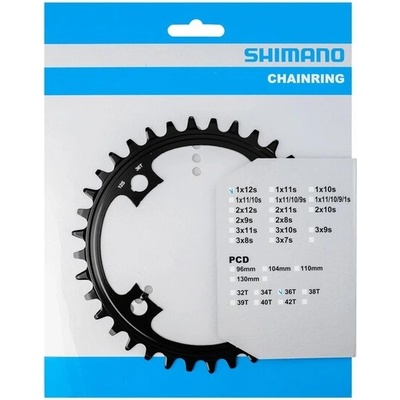 Prevodník SHIMANO 38z. 12-kolo bez 4-ramen. adaptéra pre STEPS E8000