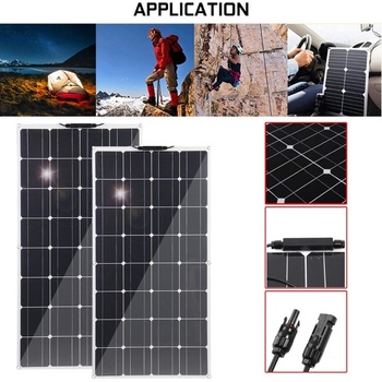 INSMA 2X 100W solární panel flexibilní monokrystalický 18V