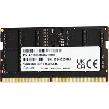 Apacer 16GB DDR5 5600MHz AS16GHB56CVBBGH