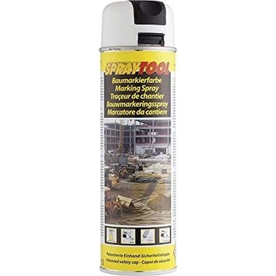 Motip SprayTool stavebna značkovacia farba biela 500ml